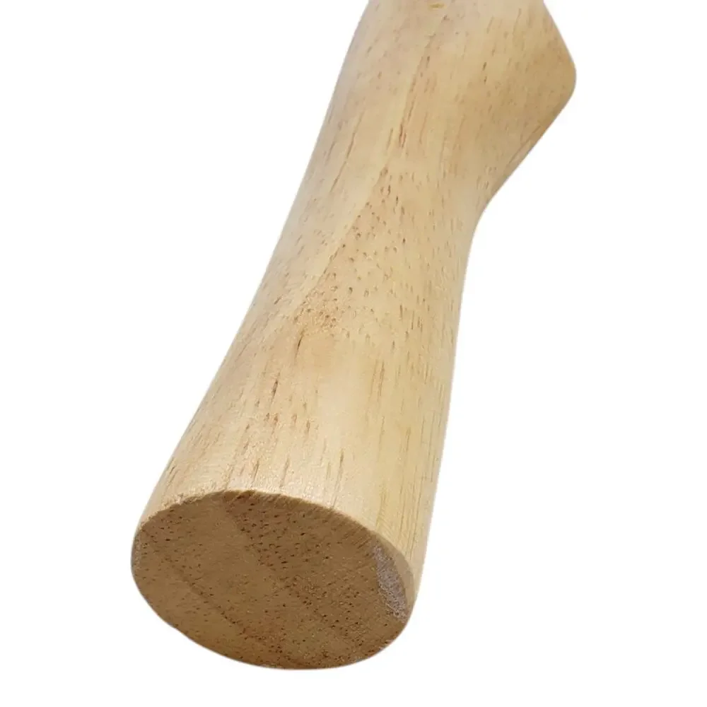 Hand Carved Wood Wolf Baton Club Direwolf Norse Pagan Altar Talking Stick 17